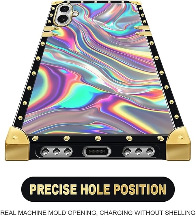 for iPhone 17 Case Luxury Golden Decoration - Image 5