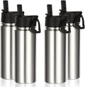 Volhoply 18oz Insulated Water Bottle Bulk 4 Pack, Kids Stainless Steel Water by LiveFully%EF%BC%8CDrinkFreely%E2%80%94KeepGoingwithVolhoply%EF%BC%81