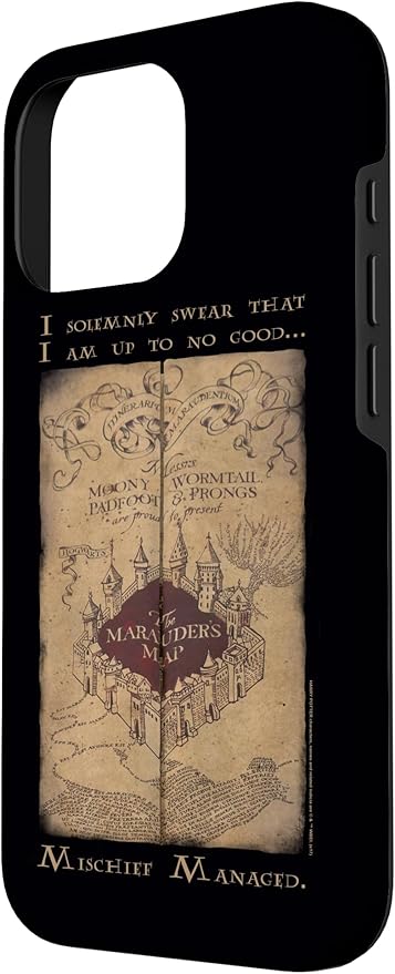 iPhone 16 Pro Harry Potter Marauder's Map Words Case - Image 2
