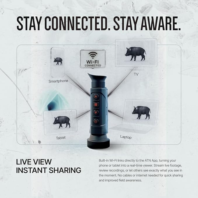 ATN BlazeHunter XD 1280x1024 Thermal Monocular 2–16x, 1280×1024 Sensor - Image 7