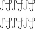 6Pcs Over Cabinet Double Hooks, Stainless Steel Over Cupboard Door Towel Hanger by UFURMATE