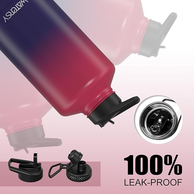87oz Insulated Water Bottle, BPA Free&Leak Proof, 1.5 Gallon Stainless Steel - Image 5
