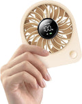 Aecooly Mini Portable Fan, Small Enough to Hold USB Desk Fan, 4 Speeds Quiet by Aecooly