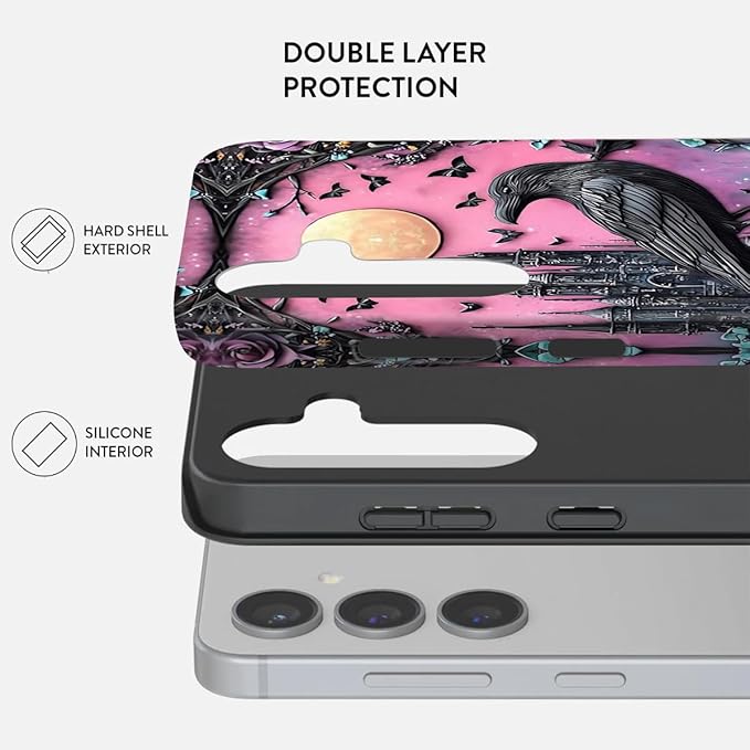 Compatible for Samsung Galaxy S26 Ultra 5G Case, Dual Layer Heavy Duty 2 in 1 - Image 2