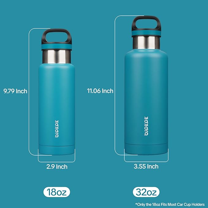 BJPKPK Insulated Water Bottle 18OZ Stainless Steel Water Bottle - Image 3