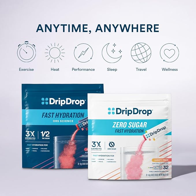 DripDrop Sugar Free Hydration Packets - Image 8