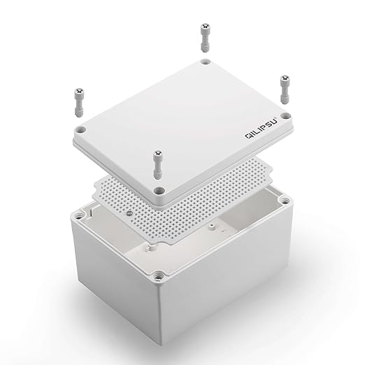 QILIPSU Outdoor Junction Box IP67 Waterproof Project Box ABS Plastic by QILIPSU