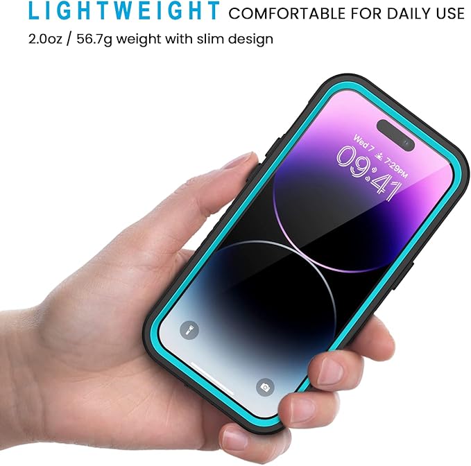 Lanhiem for iPhone 14 Pro Case, IP68 Waterproof Dustproof Shockproof 14 Pro Case - Image 4