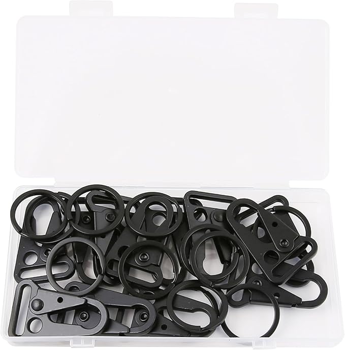12 Sets Tactical Snap Hooks, Paracord Bracelets, Use - Image 5