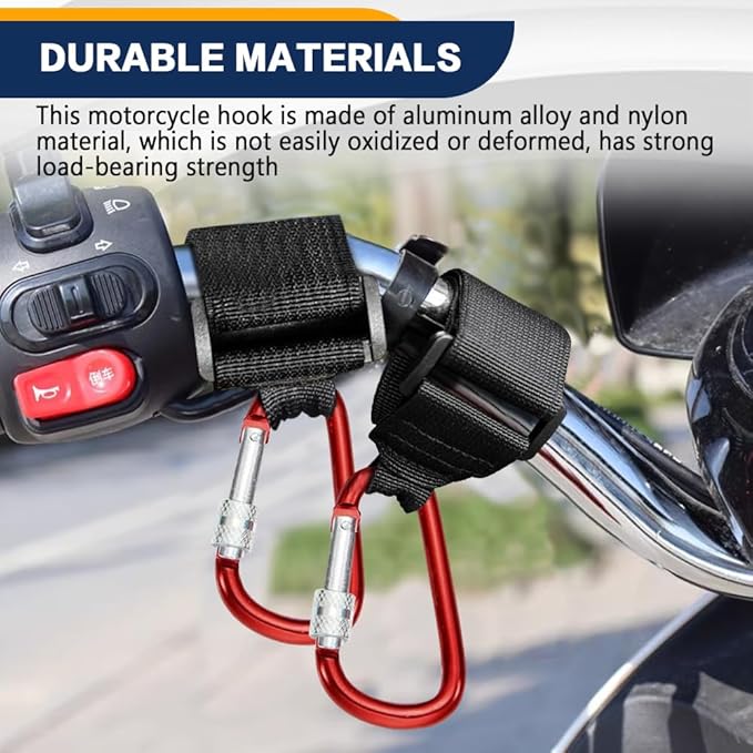 2 Pack UTV Hook for Hanging Headsets, Helmet and Goggles - Image 3