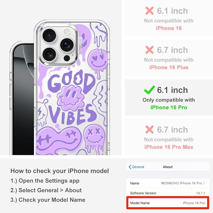 MOSNOVO Case for iPhone 16 Pro - Image 2