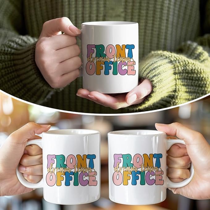RZHV Front Office Dream Team 11 Oz Novelty Mug, Funny Offices Ceramic Mug - Image 5