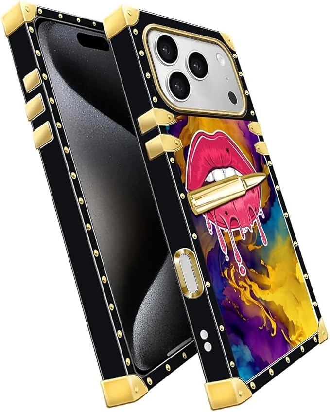 for iPhone 17 Pro Case Luxury Golden Decoration - Image 3