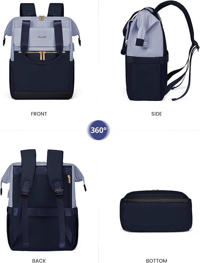 LOVEVOOK Laptop Backpack for Women, 15.6 Inch Work Laptop Bag - Image 9