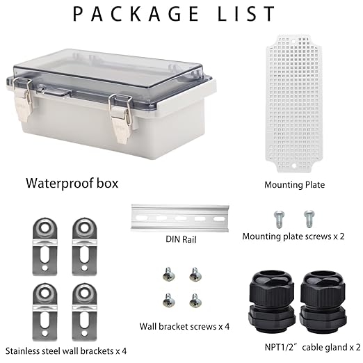 Outdoor Waterproof Electrical Box Junction Box Weatherproof IP67 ABS Plastic - Image 4