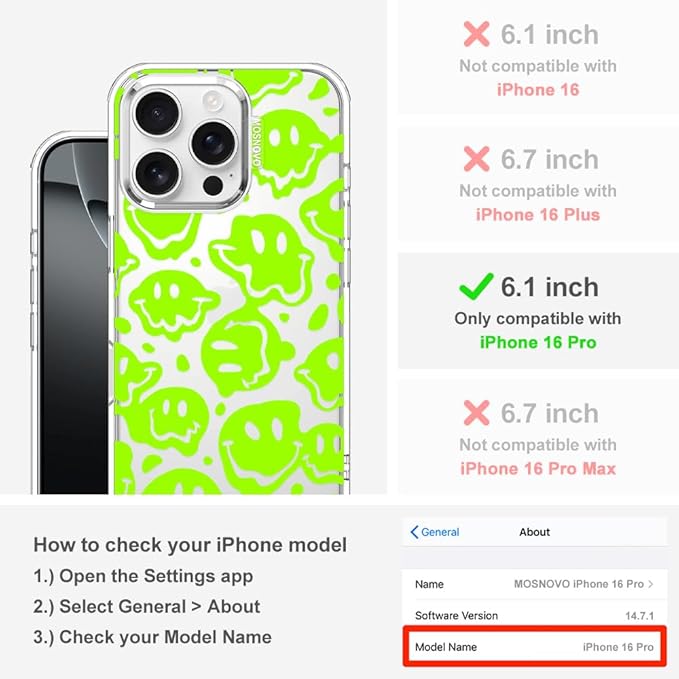 MOSNOVO Case for iPhone 16 Pro - Image 2