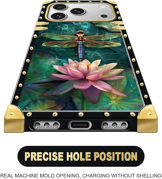 for iPhone 17 Pro Max Case Luxury Golden Decoration - Image 5
