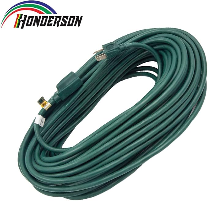 100FT Outdoor Extension Cord-16/3 SJTW Durable Green Extension Cable - Image 2