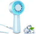 Portable Handheld Fan Personal Small Turbo Hand Fan Powerful, USB Rechargeable by AUIIAH