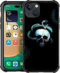 for iPhone 13 Case, Skeleton Winding Snake Pattern Graphic Design Girl Boy Soft by FKBRCL4U