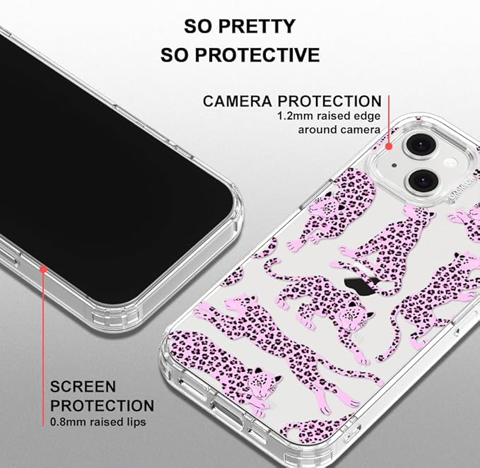 MOSNOVO for iPhone 13/14 Case | Military Grade 6.6ft Drop Tested | Clear - Image 5