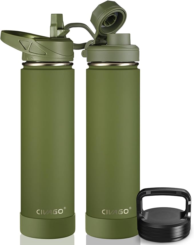 CIVAGO 24 oz Insulated Water Bottle by CIVAGO