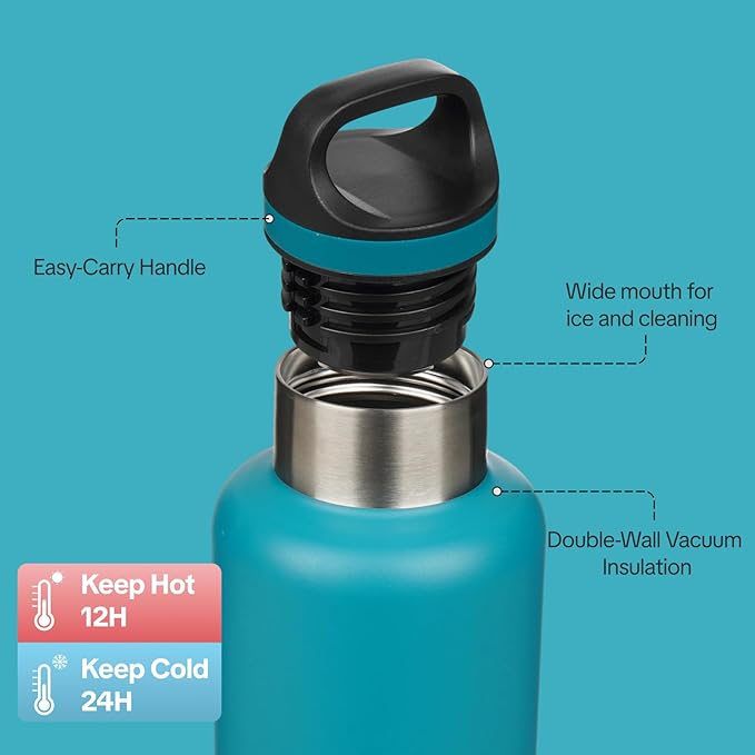 BJPKPK Insulated Water Bottle 32OZ Stainless Steel Water Bottle - Image 2