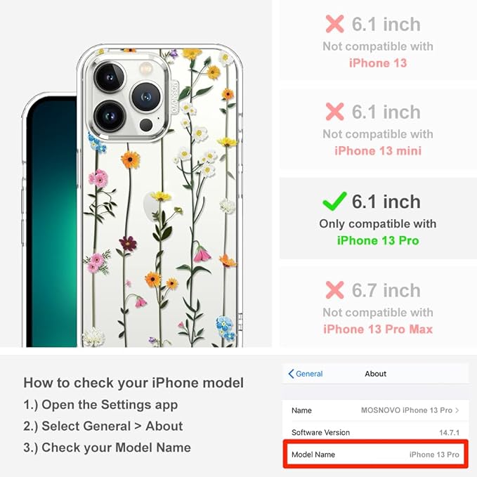 MOSNOVO Case for iPhone 13 Pro - Image 2