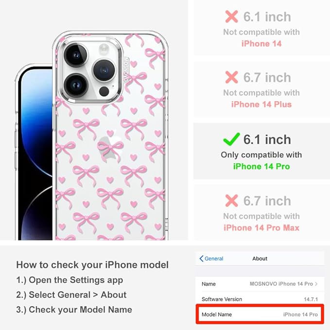 MOSNOVO Case for iPhone 14 Pro - Image 2