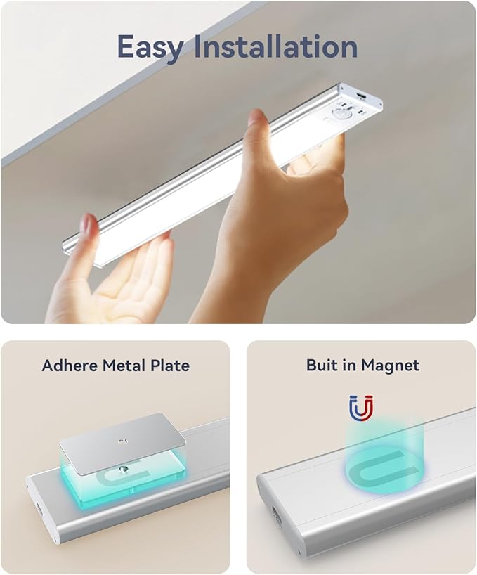 Under Cabinet Lighting, LED Motion Sensor Light Indoor, 2200mAh USB - Image 7