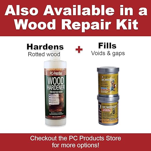PC Products PC-Woody Wood Repair Epoxy Paste, Two-Part 96 oz in Two Cans - Image 6