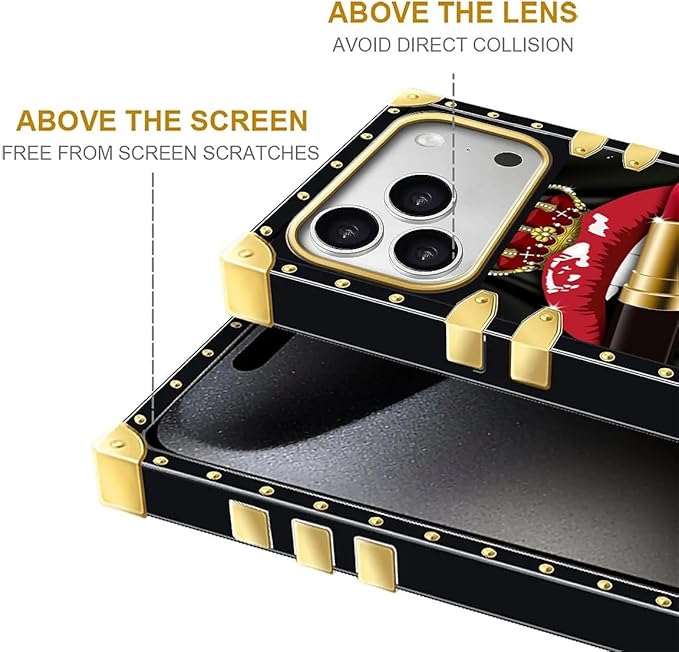 for iPhone 17 Pro Case Luxury Golden Decoration - Image 7
