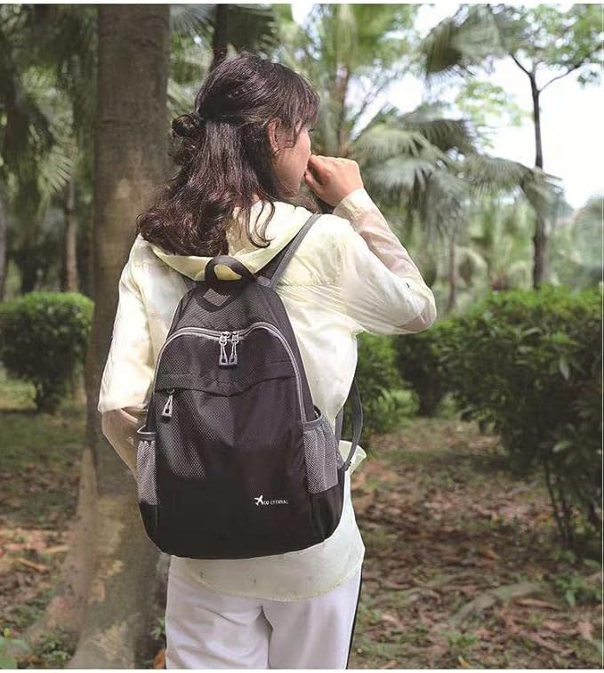 Geboldil Men's and women's waterproof backpack traveling backpack green1 - Image 4