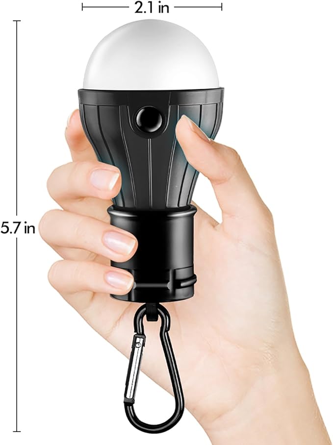 FLY2SKY Tent Lamp 5 Packs Portable Tent Light Clip Hook Hurricane Emergency - Image 6