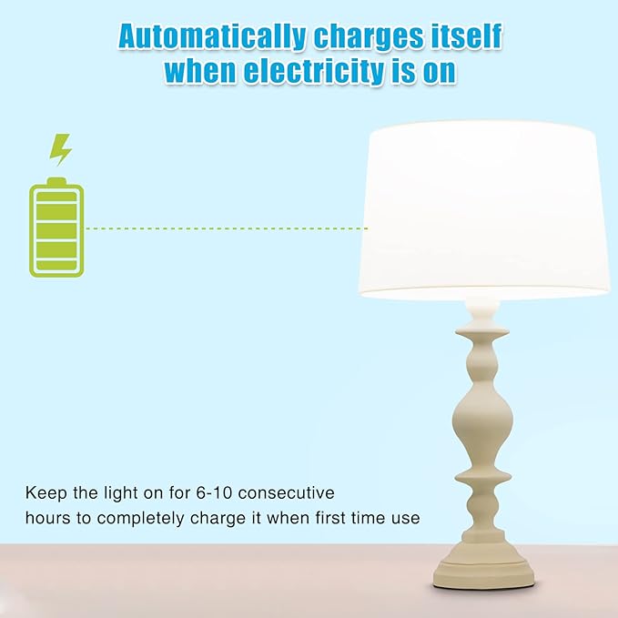 Rechargeable Light Bulbs, Back Up Battery Light Bulbs, 15W 80W Equivalent 6000K - Image 6