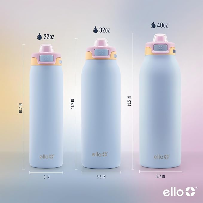 Ello Pop & Fill 40oz Stainless Steel Water Bottle - Image 6
