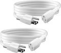 BN-LINK 6ft White Outdoor Extension Cord 16/3 SJTW, 2 Pack, Weather Resistant & by BN-LINK
