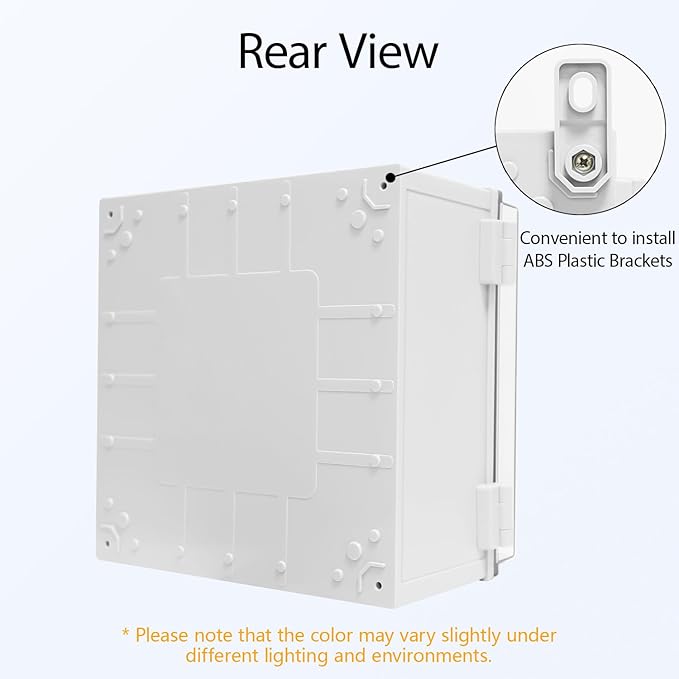 Junction Box, IP65 Waterproof Dustproof ABS Plastic Enclosure, Outdoor and - Image 5