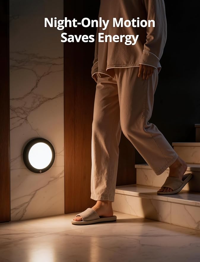 Bojim Rechargeable Motion Sensor Wireless Closet Ceiling Light 6000mAh Battery - Image 4