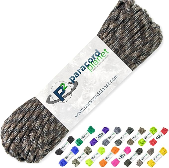 Paracord Planet 550lb Paracord – 7 Strand Type III Tactical Parachute Cord Top by ParacordPlanet