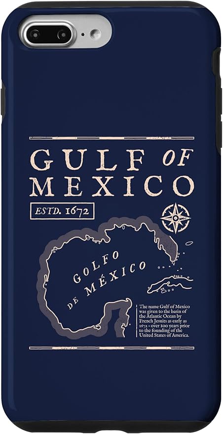 Gulf of Mexico 1672 Historic Map Case by Unknown