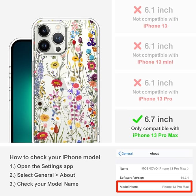 MOSNOVO Case for iPhone 13 Pro Max - Image 2