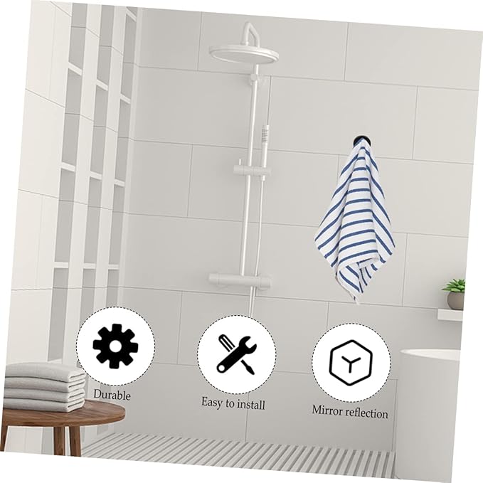 Bathroom Wall Towel Hooks 4-Pack Heavy Duty Metal Coat Hooks - Image 9