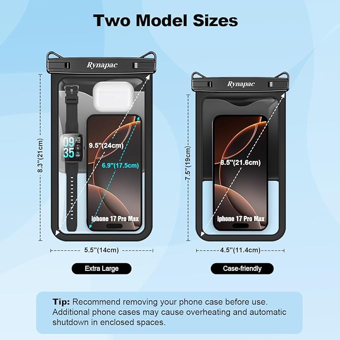 Rynapac [Up to 8.5" Waterproof Phone Pouch - Image 7