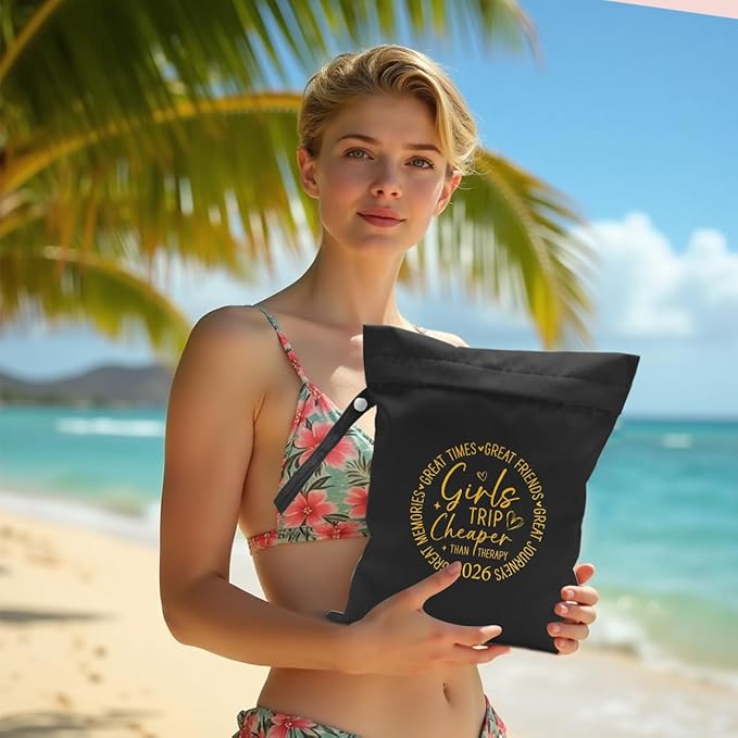 Girls Trip Gifts Wet Dry Bag, Beach Bag Wet Bag Favors, - Image 4