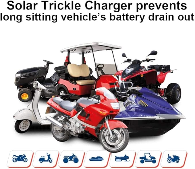 ECO-WORTHY 10W Solar Car Battery Charger Maintainer 12V Waterproof Portable - Image 2