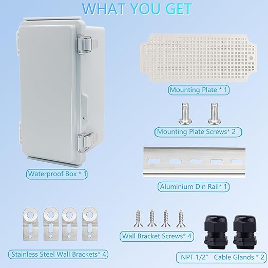 IP67 Waterproof Junction Box, ABS Plastic Electrical Enclosure - Image 5