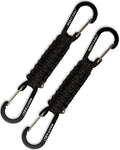 Paracord Braided Carabiner Keychain Lanyard Strap, Hanger Stroller Hook w/2 by REHTAEL
