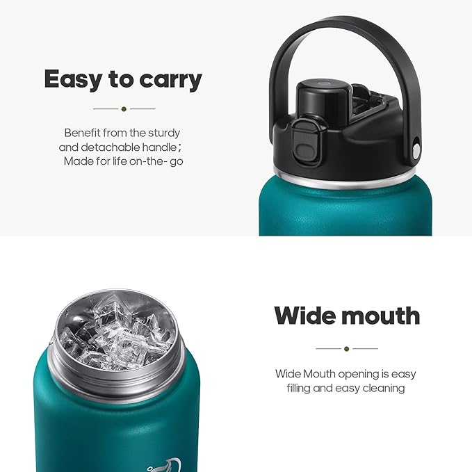 64oz Half Gallon Insulated Water Bottle - Image 6