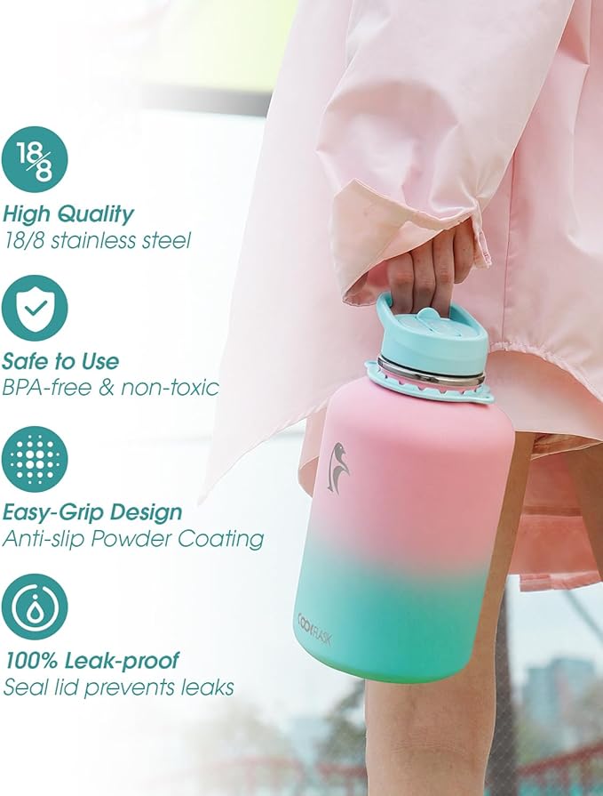 Coolflask Half Gallon Water Bottle - Image 5